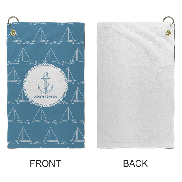 Rope Sail Boats Microfiber Golf Towels - Small - APPROVAL