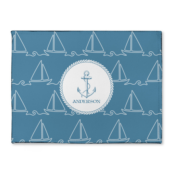 Custom Rope Sail Boats Microfiber Screen Cleaner (Personalized)