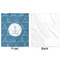 Rope Sail Boats Minky Blanket - 50"x60" - Single Sided - Front & Back