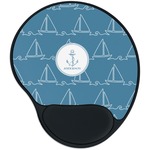 Rope Sail Boats Mouse Pad with Wrist Support