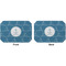 Rope Sail Boats Octagon Placemat - Double Print Front and Back