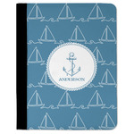 Rope Sail Boats Padfolio Clipboard (Personalized)
