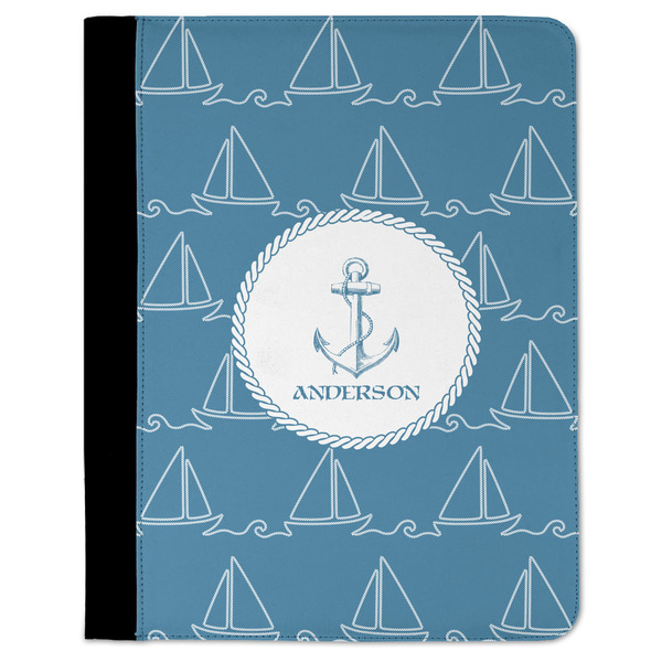 Custom Rope Sail Boats Padfolio Clipboard (Personalized)