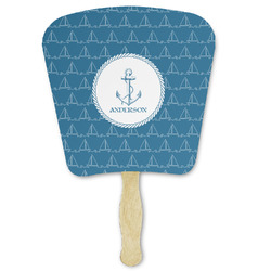 Rope Sail Boats Paper Fan (Personalized)