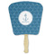 Rope Sail Boats Paper Fans - Front