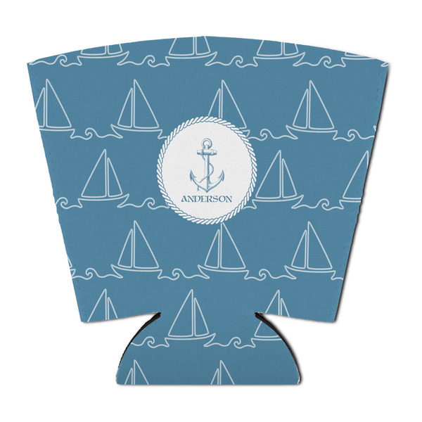 Custom Rope Sail Boats Party Cup Sleeve - with Bottom (Personalized)