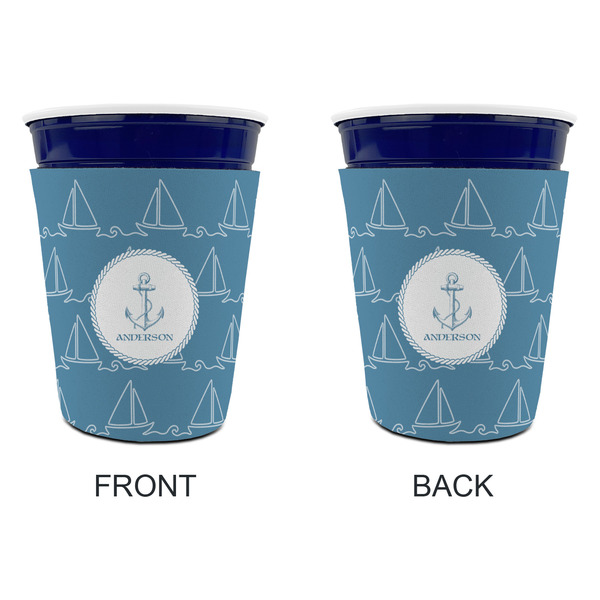 Rope Sail Boats Party Cup Sleeves - without bottom - Approval