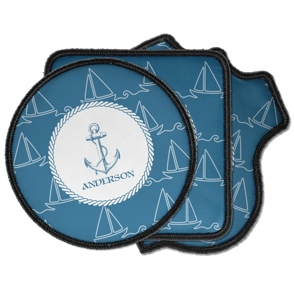 Custom Rope Sail Boats Iron on Patches (Personalized)