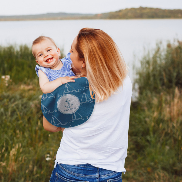 Rope Sail Boats Peanut Shaped Burp - Lifestyle