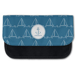 Rope Sail Boats Canvas Pencil Case w/ Name or Text