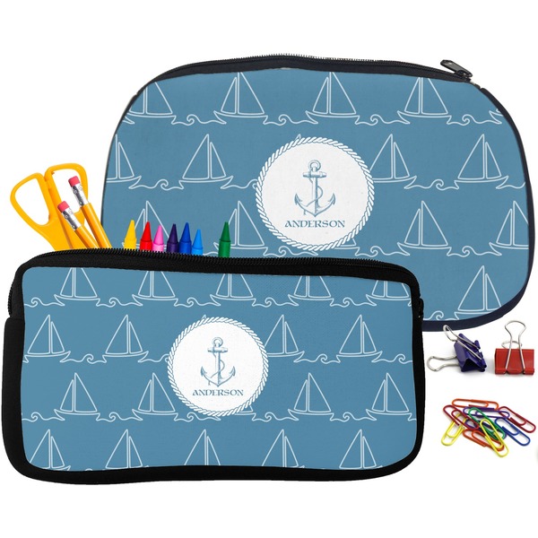 Rope Sail Boats Pencil / School Supplies Bags Small and Medium