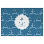 Rope Sail Boats Laminated Placemat w/ Name or Text
