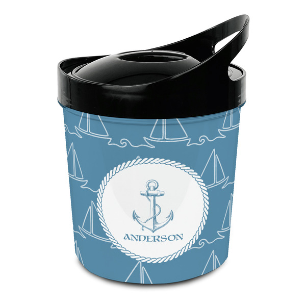 Custom Rope Sail Boats Plastic Ice Bucket (Personalized)