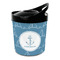 Rope Sail Boats Personalized Plastic Ice Bucket