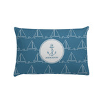 Rope Sail Boats Pillow Case - Standard (Personalized)