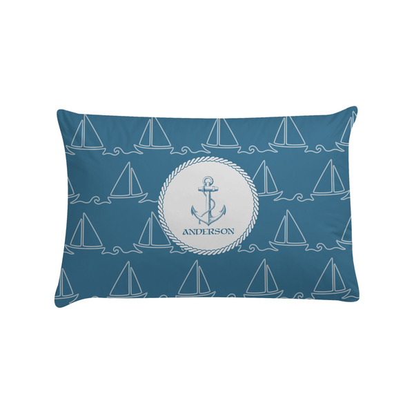 Custom Rope Sail Boats Pillow Case - Standard (Personalized)