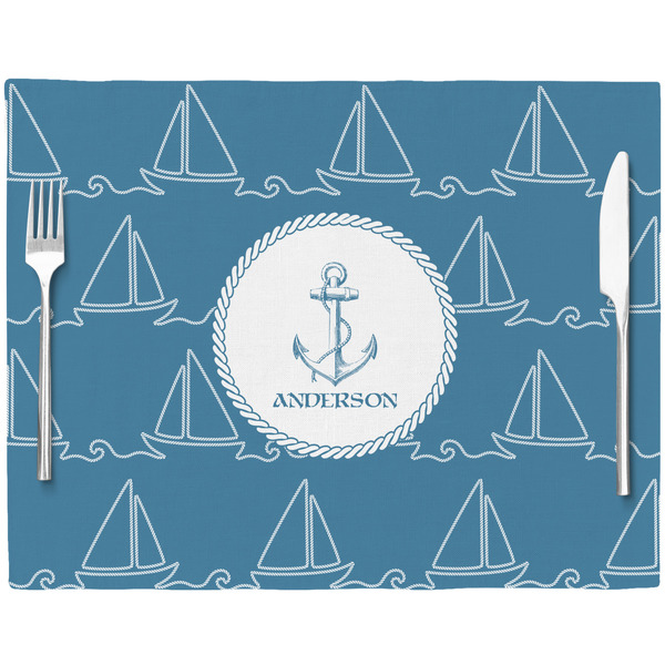 Rope Sail Boats Placemat with Props