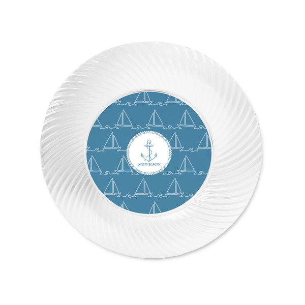 Rope Sail Boats Plastic Party Appetizer & Dessert Plates - Approval