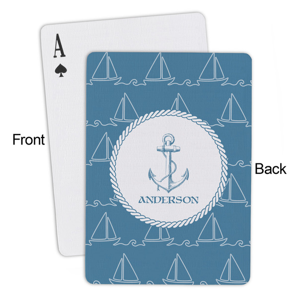 Rope Sail Boats Playing Cards - Approval
