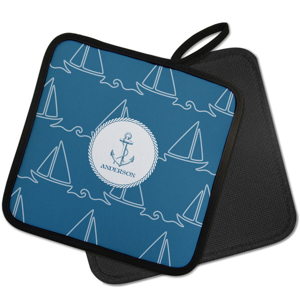 Rope Sail Boats Pot Holders - PARENT MAIN