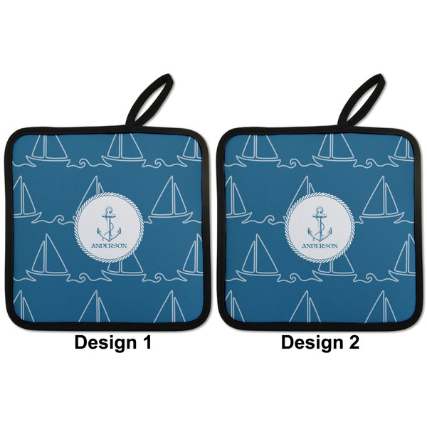 Rope Sail Boats Pot Holders - Set of 2 APPROVAL