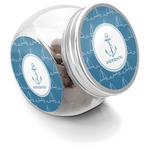 Rope Sail Boats Puppy Treat Jar (Personalized)