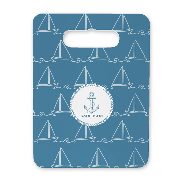 Custom Rope Sail Boats Rectangular Trivet with Handle (Personalized)