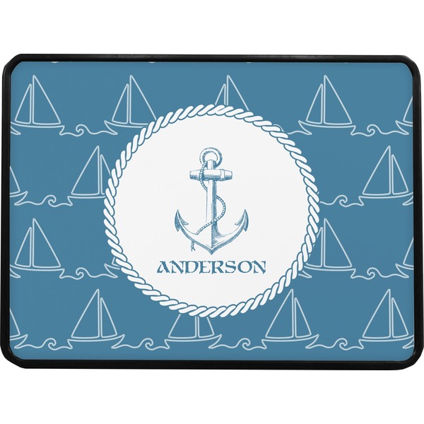 Rope Sail Boats Rectangular Car Hitch Cover w/ FRP Insert (Select Size)