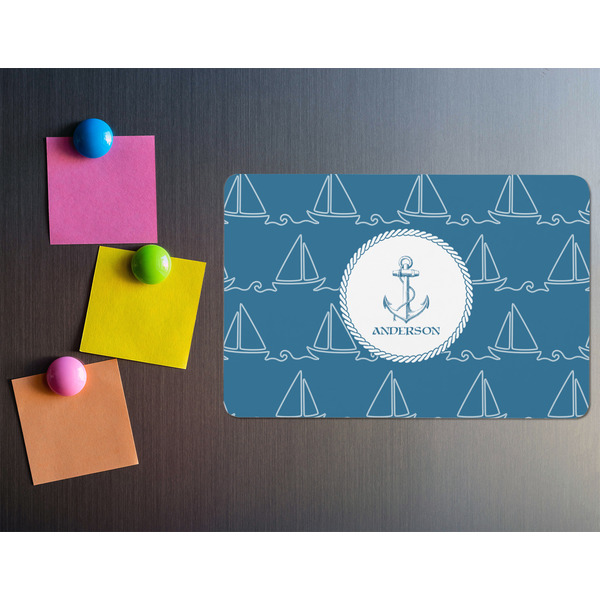 Rope Sail Boats Rectangular Fridge Magnet - LIFESTYLE