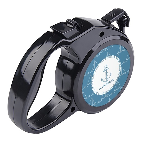 Rope Sail Boats Retractable Dog Leash - Angle