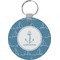 Rope Sail Boats Round Keychain (Personalized)