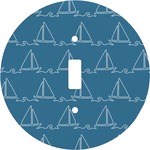 Rope Sail Boats Round Light Switch Cover