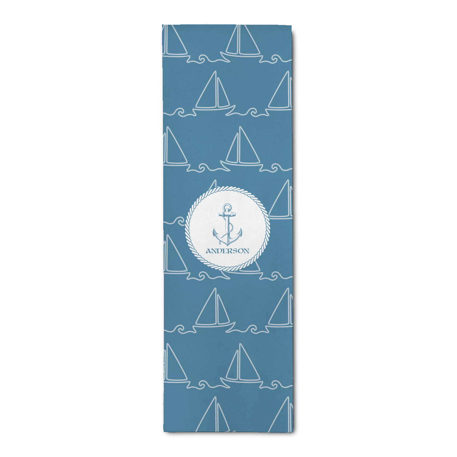 Rope Sail Boats Runner Rug 3.66'x8' (Personalized) YouCustomizeIt