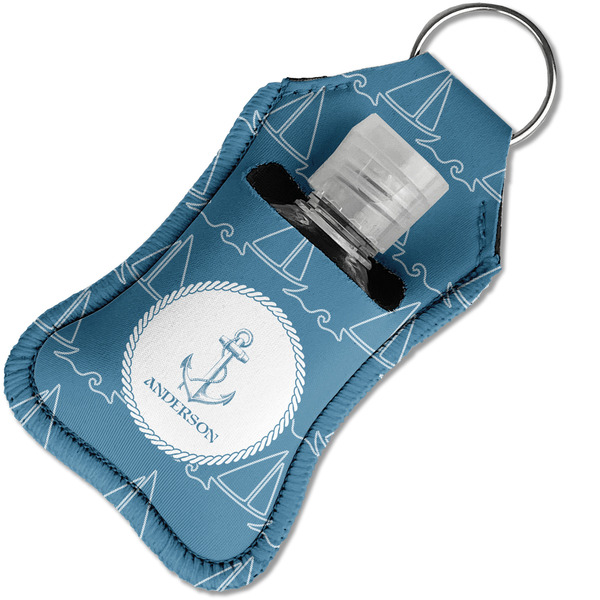 Rope Sail Boats Sanitizer Holder Keychain - Small in Case