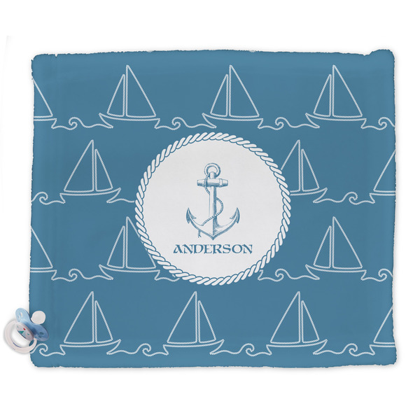 Custom Rope Sail Boats Security Blankets - Double Sided (Personalized)