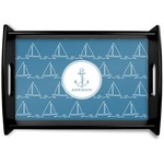 Rope Sail Boats Wooden Tray (Personalized)