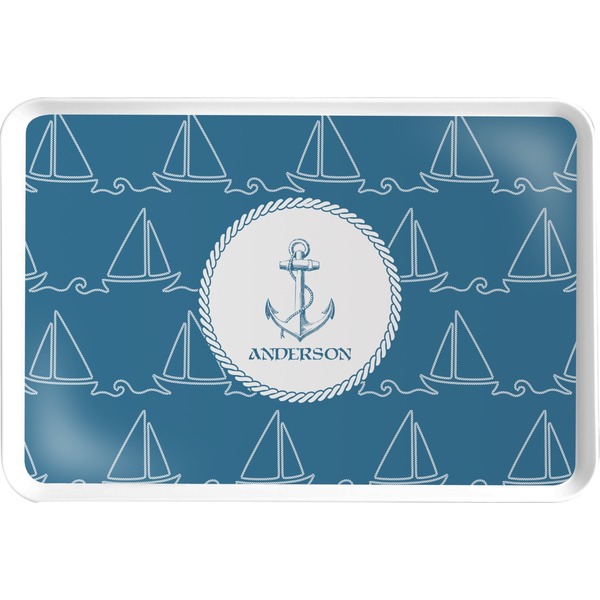 Custom Rope Sail Boats Serving Tray (Personalized)