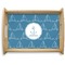 Rope Sail Boats Natural Wooden Tray - Large (Personalized)
