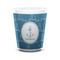 Rope Sail Boats Ceramic Shot Glass - 1.5 oz - White - Single (Personalized)