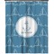 Rope Sail Boats Shower Curtain 70x90