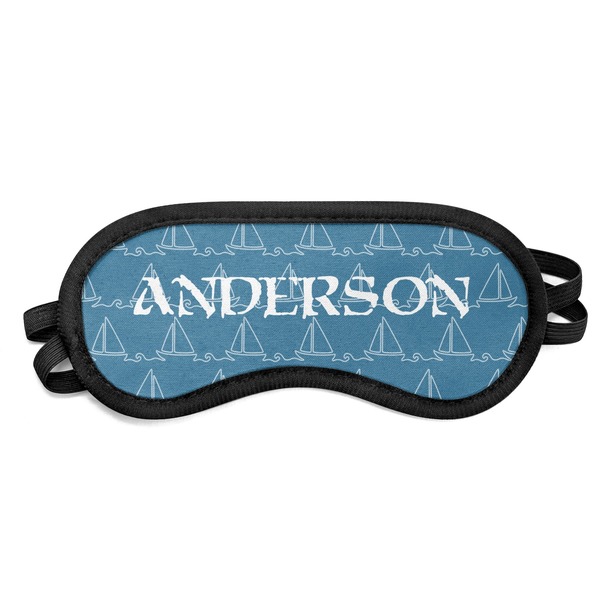 Custom Rope Sail Boats Sleeping Eye Mask (Personalized)
