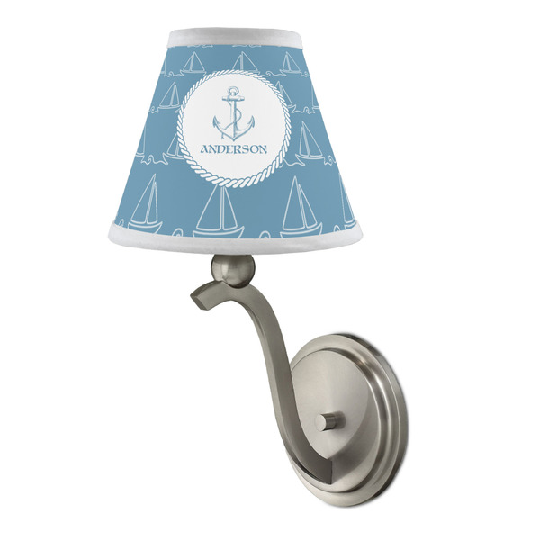 Rope Sail Boats Small Chandelier Lamp - LIFESTYLE (on wall lamp)
