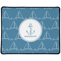 Rope Sail Boats Large Gaming Mouse Pad - 12.5" x 10" (Personalized)