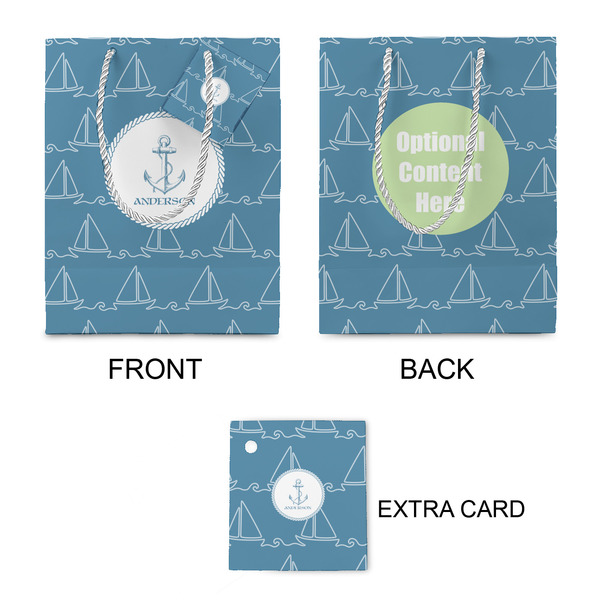 Rope Sail Boats Small Gift Bag - Approval