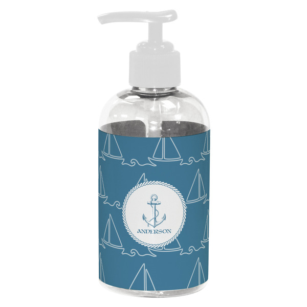 Rope Sail Boats Small Liquid Dispenser (8 oz) - White
