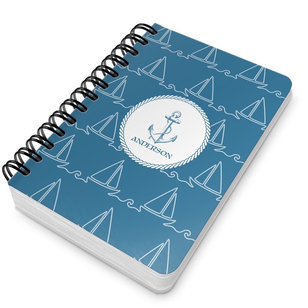 Rope Sail Boats Spiral Journal 5 x 7 - Main