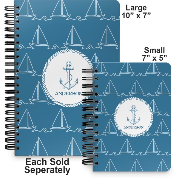 Rope Sail Boats Spiral Journal - Comparison