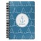 Rope Sail Boats Spiral Notebook (Personalized)