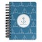 Rope Sail Boats Spiral Notebook - 5x7 w/ Name or Text