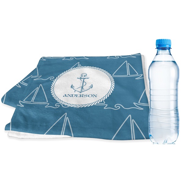 Custom Rope Sail Boats Sports & Fitness Towel (Personalized)